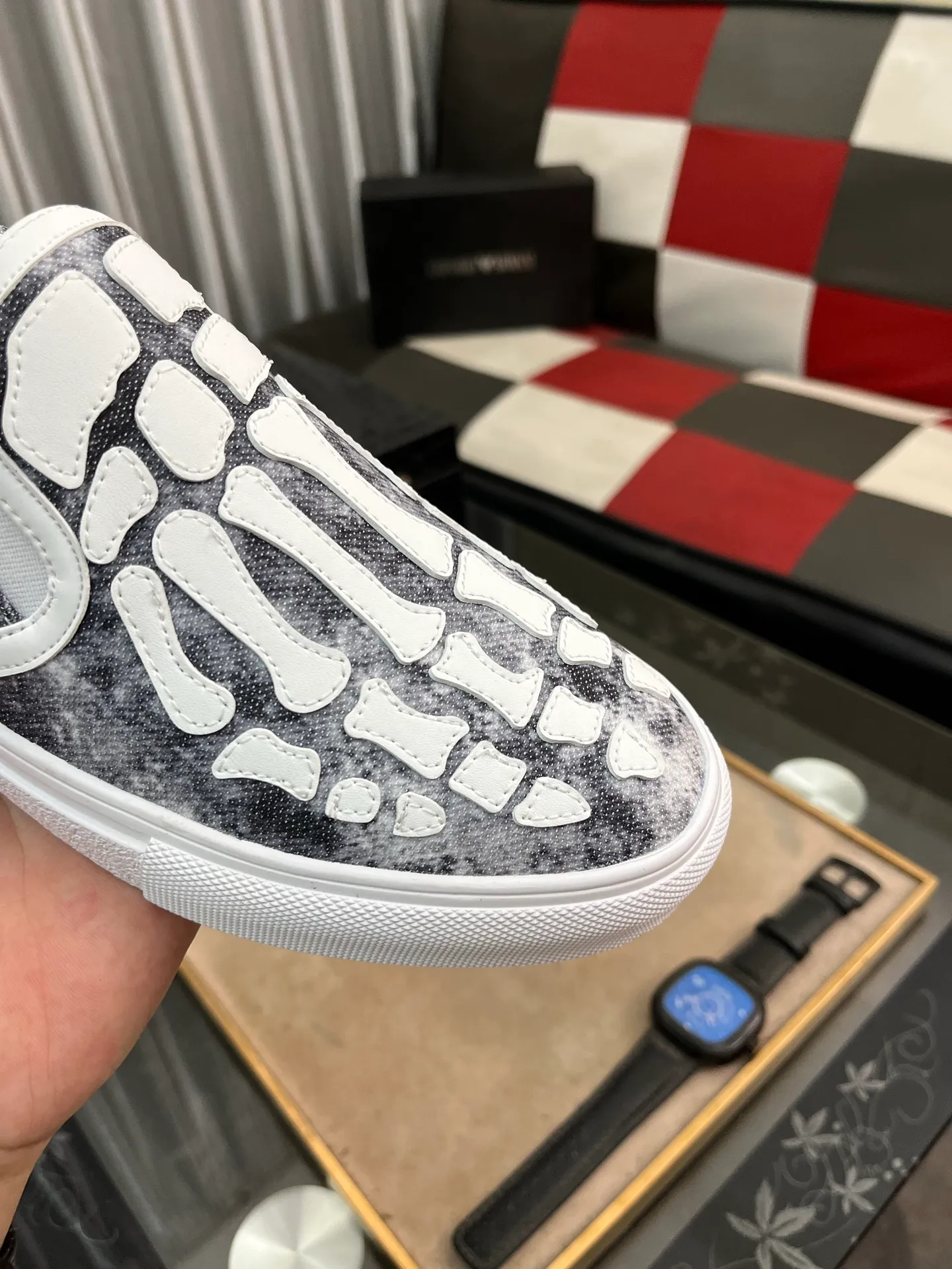Men's men's shoes 💰420⌚️⌚️miri star shoes bone moral training shoes casual shoes amiri 2025 spring and summer star shoes bone moral training shoes micro-shaped body, the bone weaving pattern made of multi-layer genuine leather is more three-dimensional, slightly thicker and rich, and all elements are just right! The details are just right. Size: 38 to 444️⃣Colors available